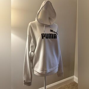 Puma White Hoodie